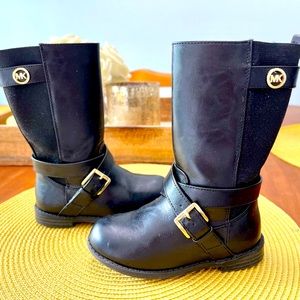 Knee High Black Boots - Like New!!